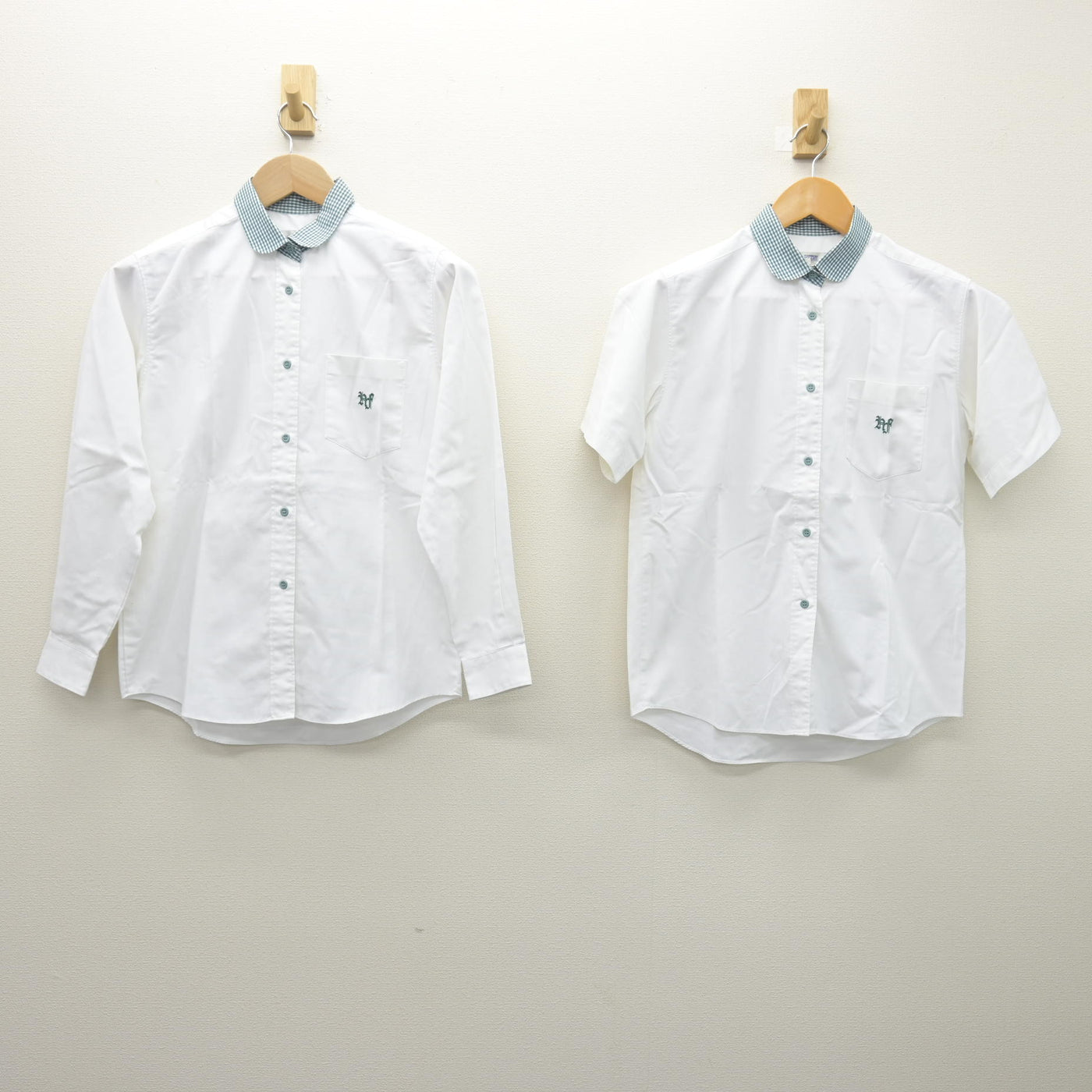 【中古】福島県 原町第一中学校 女子制服 2点 (シャツ) sf121014