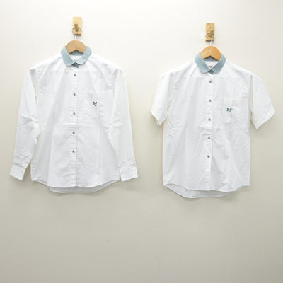 【中古】福島県 原町第一中学校 女子制服 2点 (シャツ) sf121014