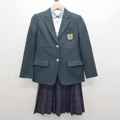 【中古】福島県 原町第一中学校 女子制服 3点 (ブレザー・シャツ・スカート) sf121015