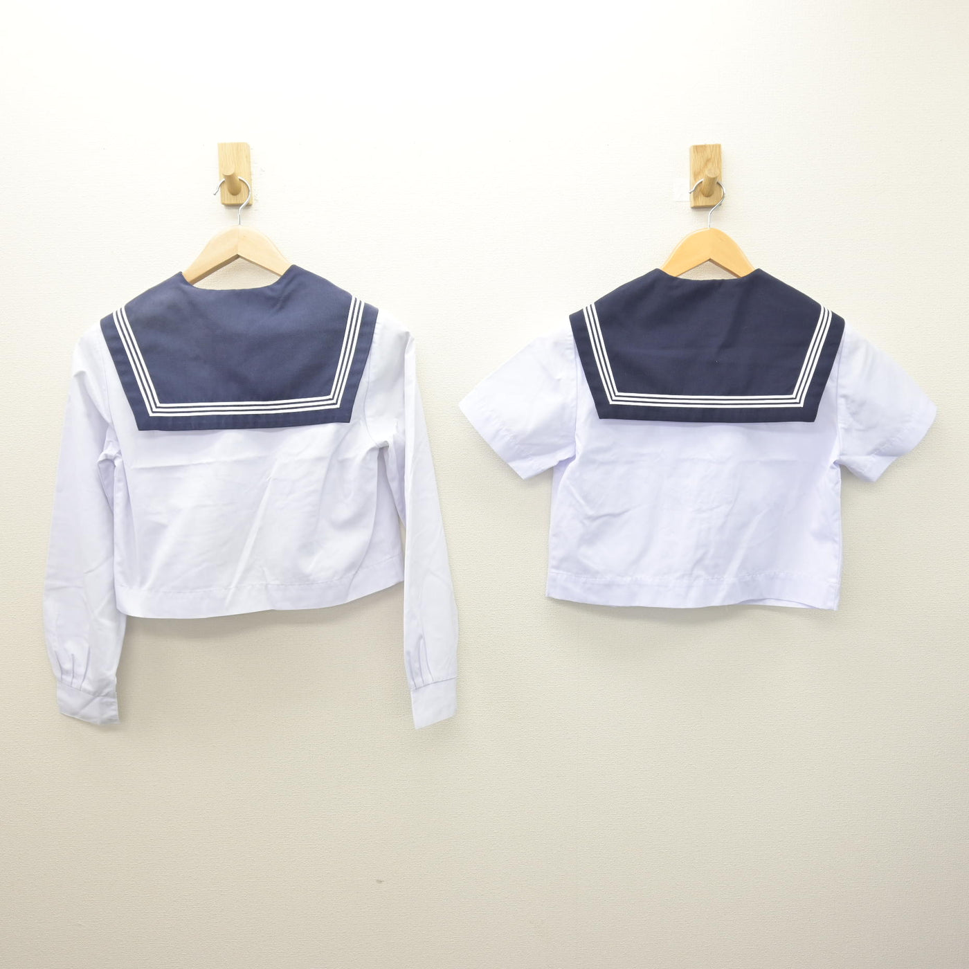 【中古】愛知県 半田中学校/旧制服 女子制服 4点 (セーラー服・セーラー服・スカート) sf121027