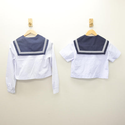【中古】愛知県 半田中学校/旧制服 女子制服 4点 (セーラー服・セーラー服・スカート) sf121027