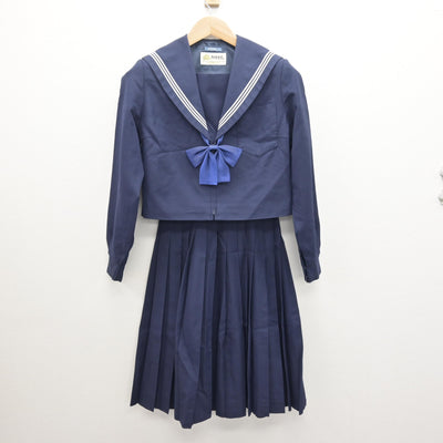 【中古】愛知県 半田中学校/旧制服 女子制服 3点 (セーラー服・スカート) sf121029