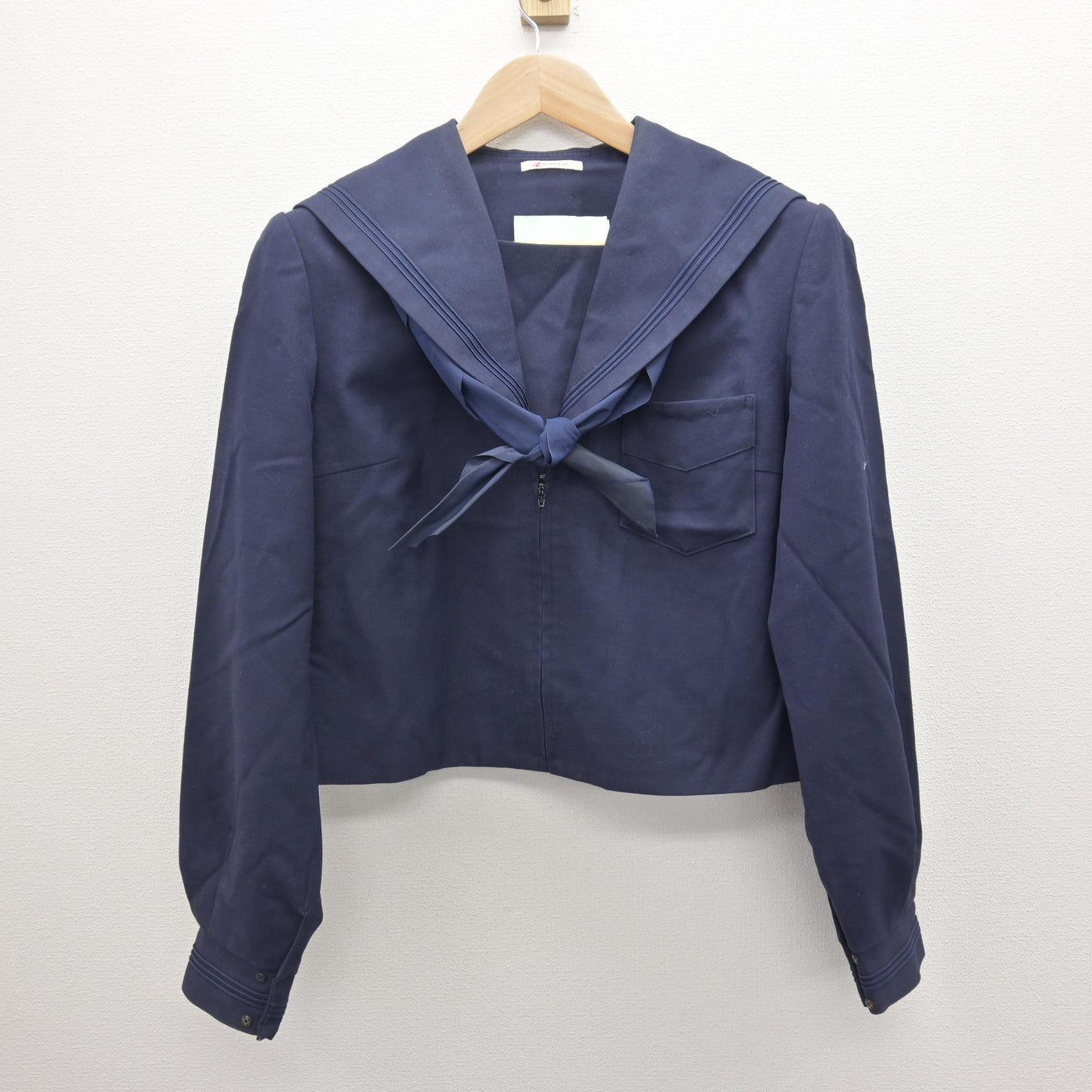 【中古】大阪府 十三中学校 女子制服 3点 (セーラー服・スカート) sf121031