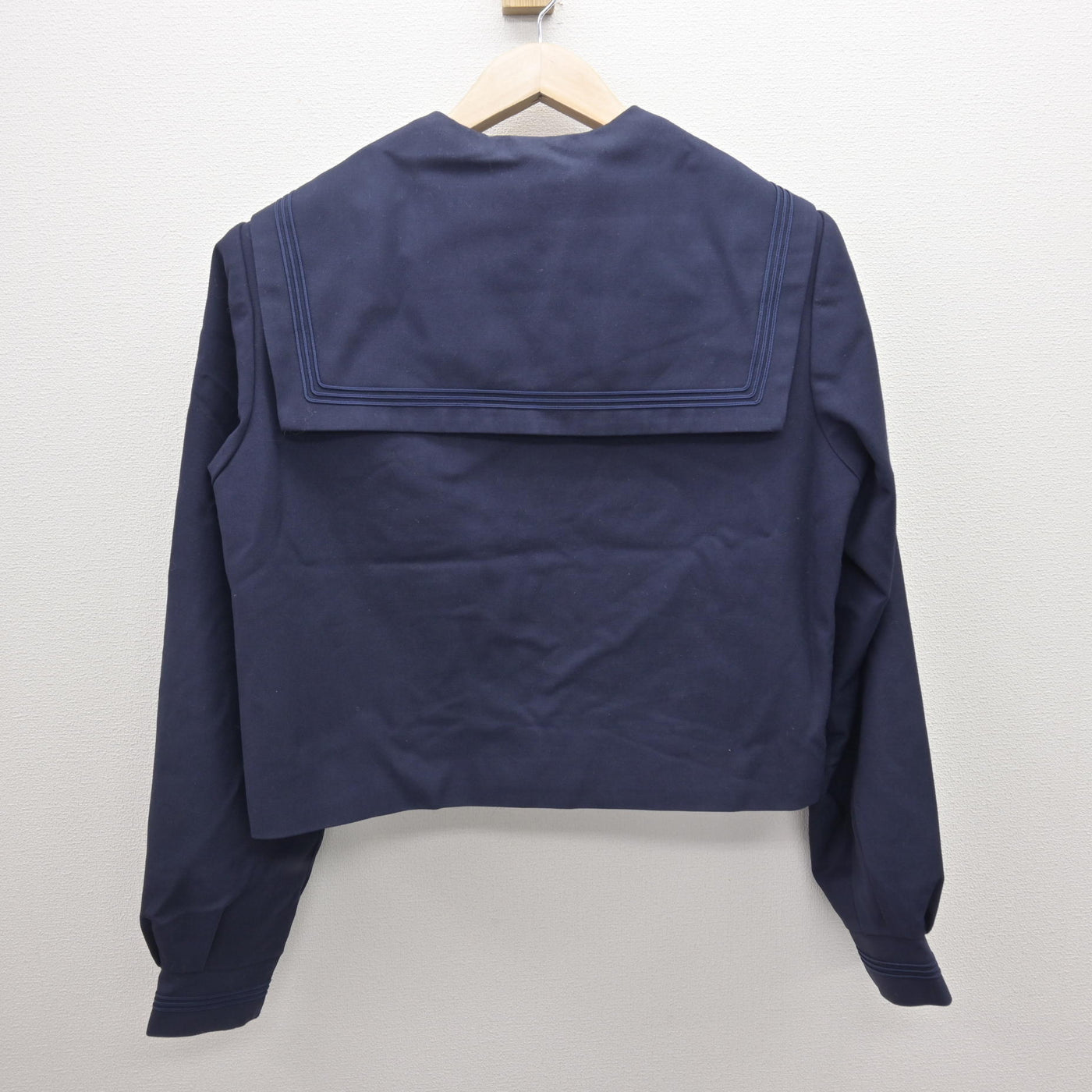 【中古】大阪府 十三中学校 女子制服 3点 (セーラー服・スカート) sf121031