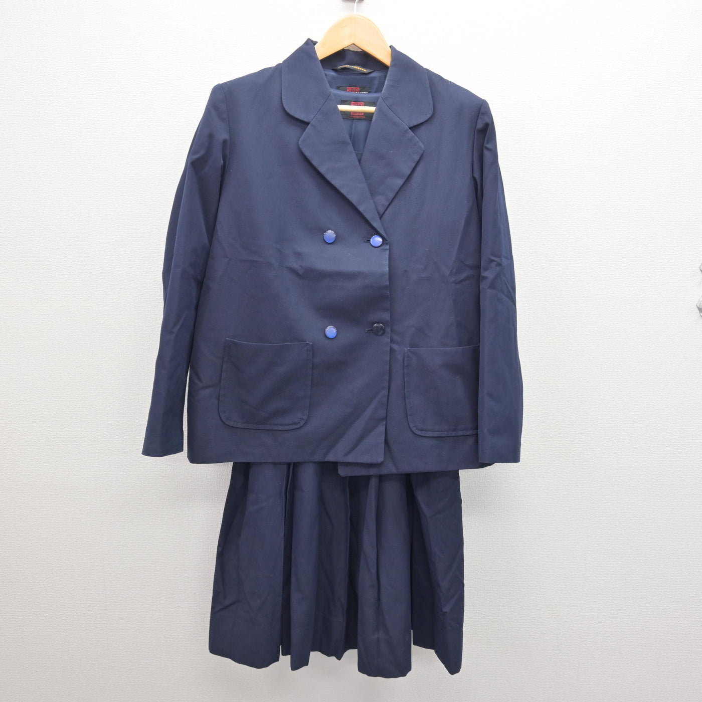 【中古】広島県 廿日市中学校 女子制服 2点 (ブレザー・ジャンパースカート) sf121045