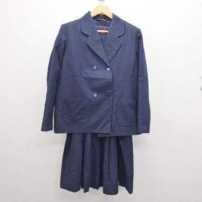 【中古】広島県 廿日市中学校 女子制服 2点 (ブレザー・ジャンパースカート) sf121045