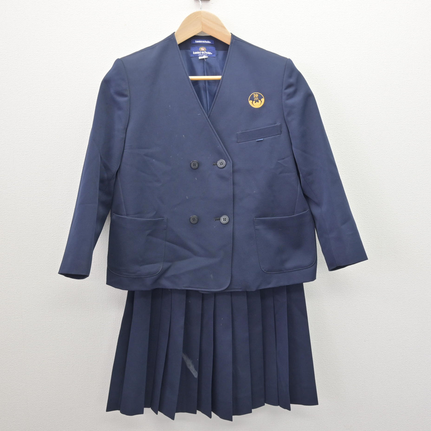 【中古】徳島県 沖洲小学校 女子制服 2点 (ブレザー・スカート) sf121050