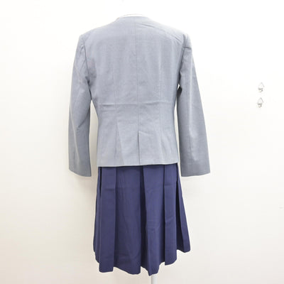 【中古】東京都 跡見学園中学校 女子制服 4点 (ブレザー・シャツ・ジャンパースカート) sf121051
