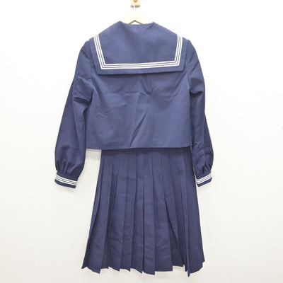 【中古】青森県 田名部中学校 女子制服 3点 (セーラー服・スカート) sf121059