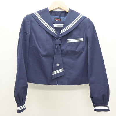【中古】青森県 田名部中学校 女子制服 3点 (セーラー服・スカート) sf121059