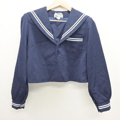 【中古】 学校名不明 女子制服 2点 (セーラー服・スカート) sf121061