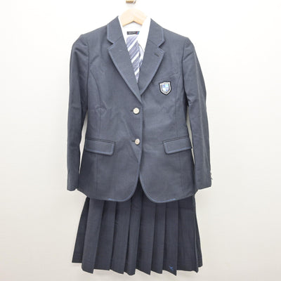【中古】兵庫県 神戸学院大学附属高等学校 女子制服 4点 (ブレザー・シャツ・スカート) sf121063