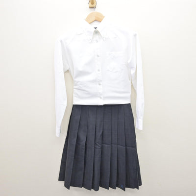 【中古】兵庫県 神戸学院大学附属高等学校 女子制服 4点 (ブレザー・シャツ・スカート) sf121063