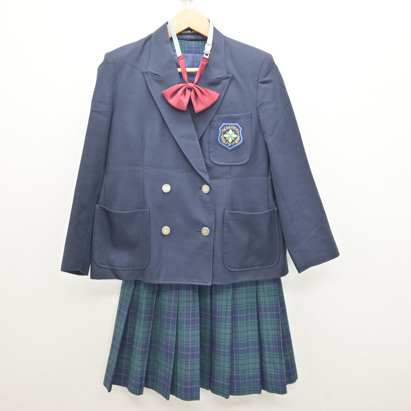 【中古】東京都 田無第四中学校 女子制服 4点 (ブレザー・ベスト・スカート) sf121067