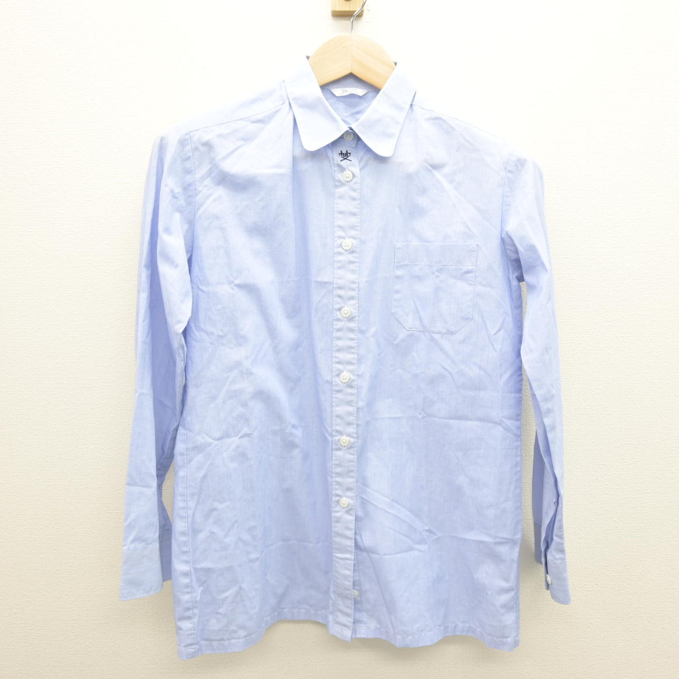 【中古】鹿児島県 鹿屋女子高等学校 女子制服 2点 (ニットベスト・シャツ) sf121071