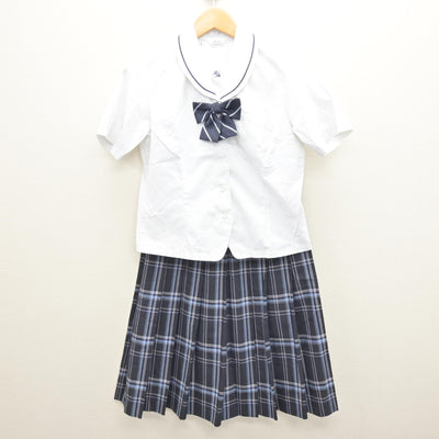 【中古】鹿児島県 鹿屋女子高等学校 女子制服 4点 (ブラウス・スカート) sf121072