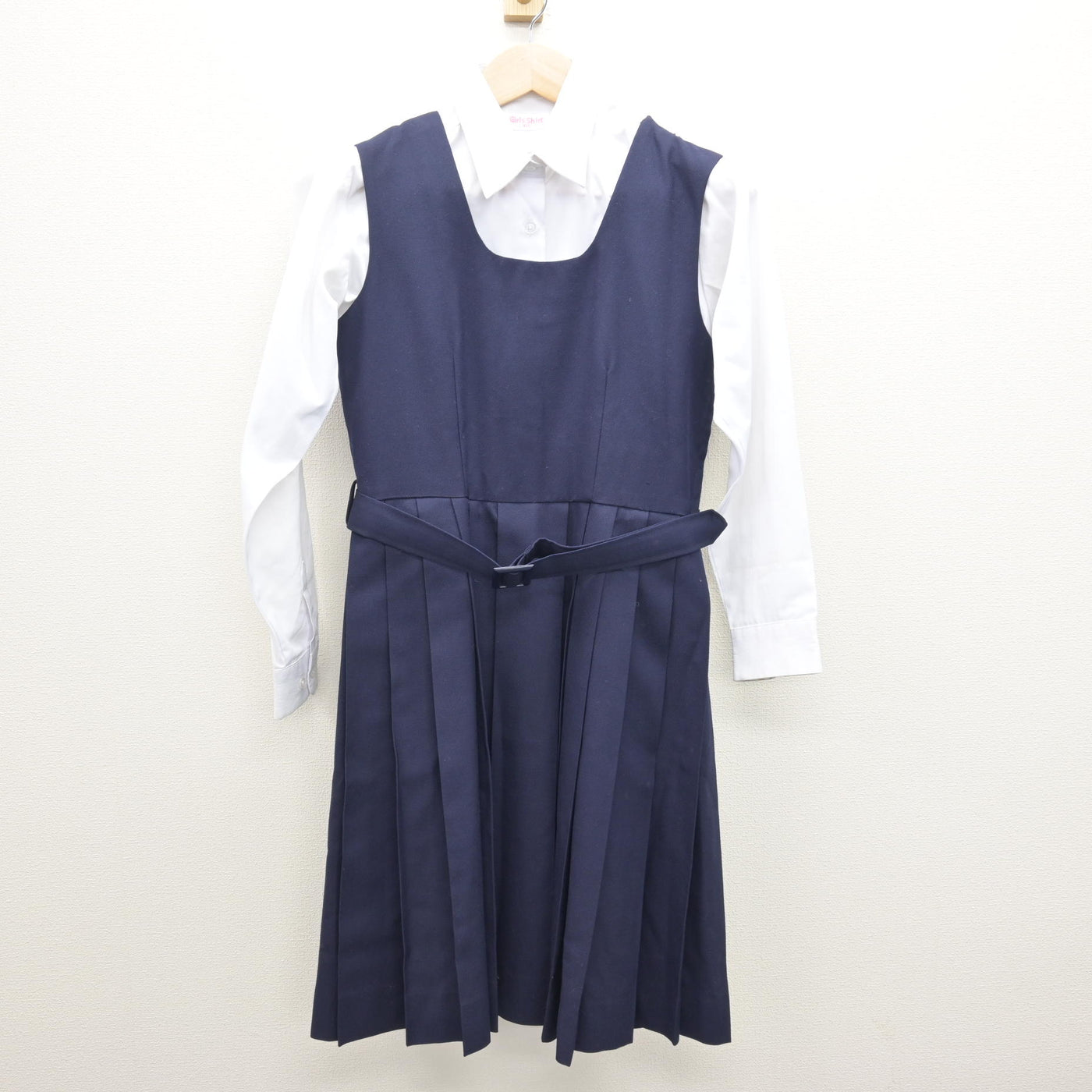 【中古】東京都 稲城第一中学校 女子制服 3点 (ブレザー・シャツ・ジャンパースカート) sf121075
