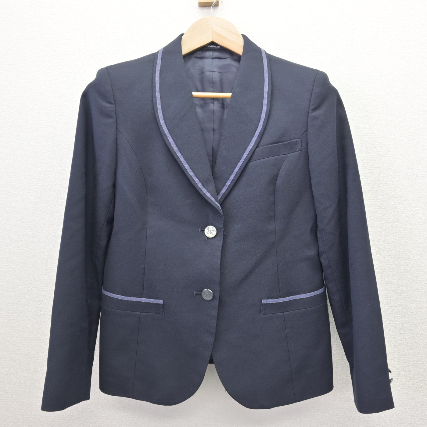 【中古】京都府 京都聖母学院中学校・高等学校 女子制服 2点 (ブレザー・ジャンパースカート) sf121095