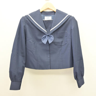 【中古】和歌山県 松洋中学校 女子制服 3点 (セーラー服・スカート) sf121112