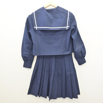 【中古】和歌山県 松洋中学校 女子制服 3点 (セーラー服・スカート) sf121113