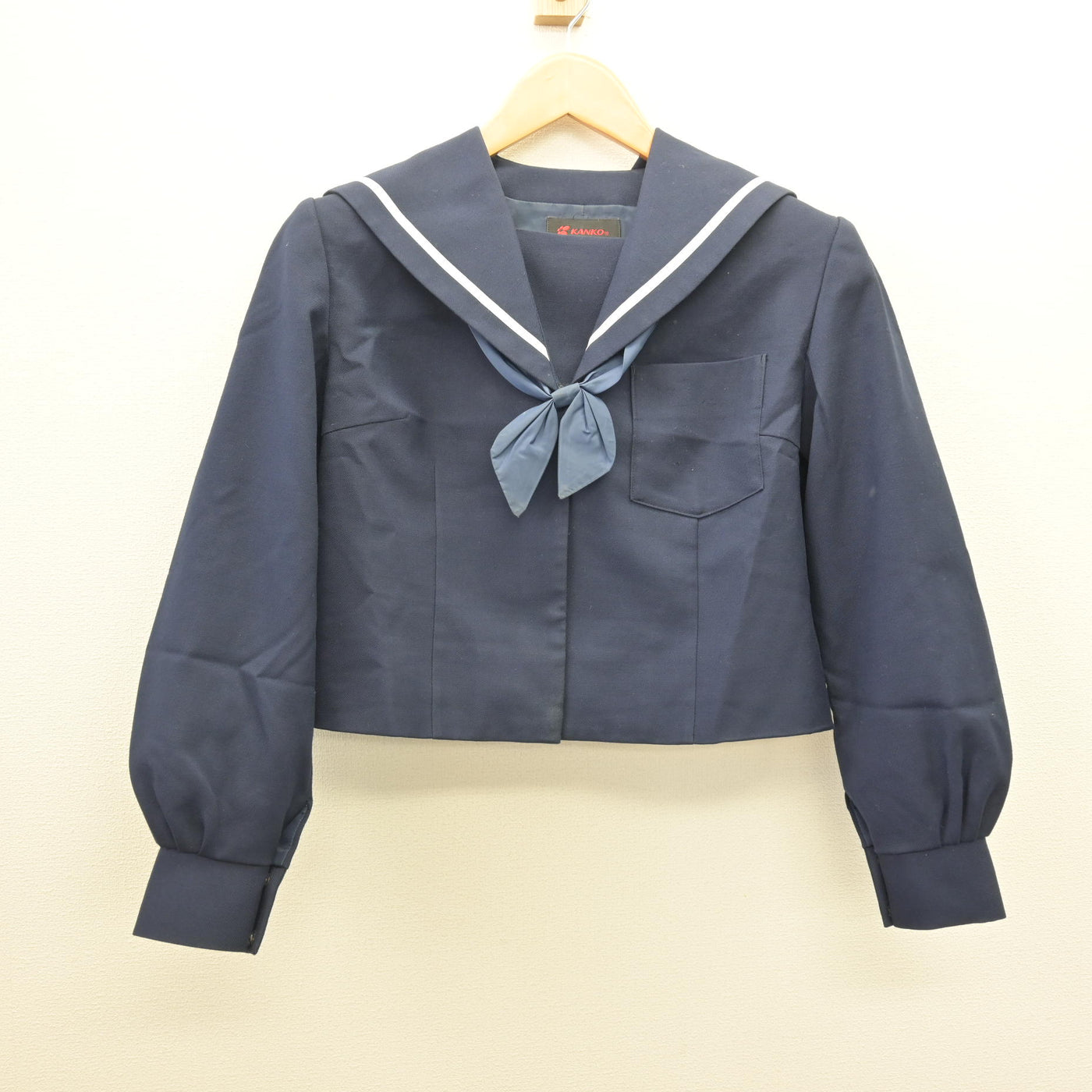 【中古】和歌山県 松洋中学校 女子制服 3点 (セーラー服・スカート) sf121113
