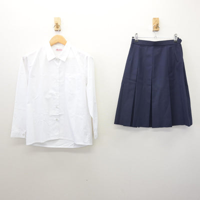 【中古】和歌山県 日高高等学校 女子制服 2点 (シャツ・スカート) sf121115