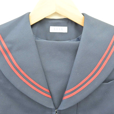 【中古】岐阜県 緑陽中学校 女子制服 1点 (セーラー服) sf121138