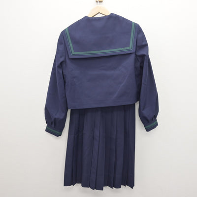 【中古】奈良県 桜井西中学校 女子制服 3点 (セーラー服・スカート) sf121151