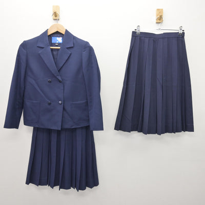 【中古】岐阜県 岐阜大学教育学部附属中学校 女子制服 3点 (ブレザー・スカート・スカート) sf121163