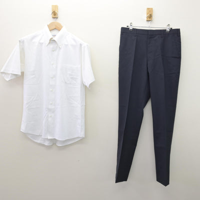 【中古】埼玉県 花咲徳栄高等学校 男子制服 2点 (シャツ・ズボン) sf121170