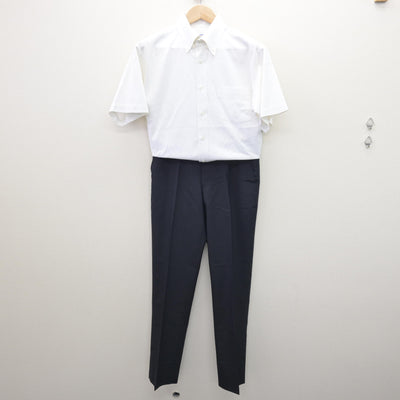 【中古】埼玉県 花咲徳栄高等学校 男子制服 2点 (シャツ・ズボン) sf121170