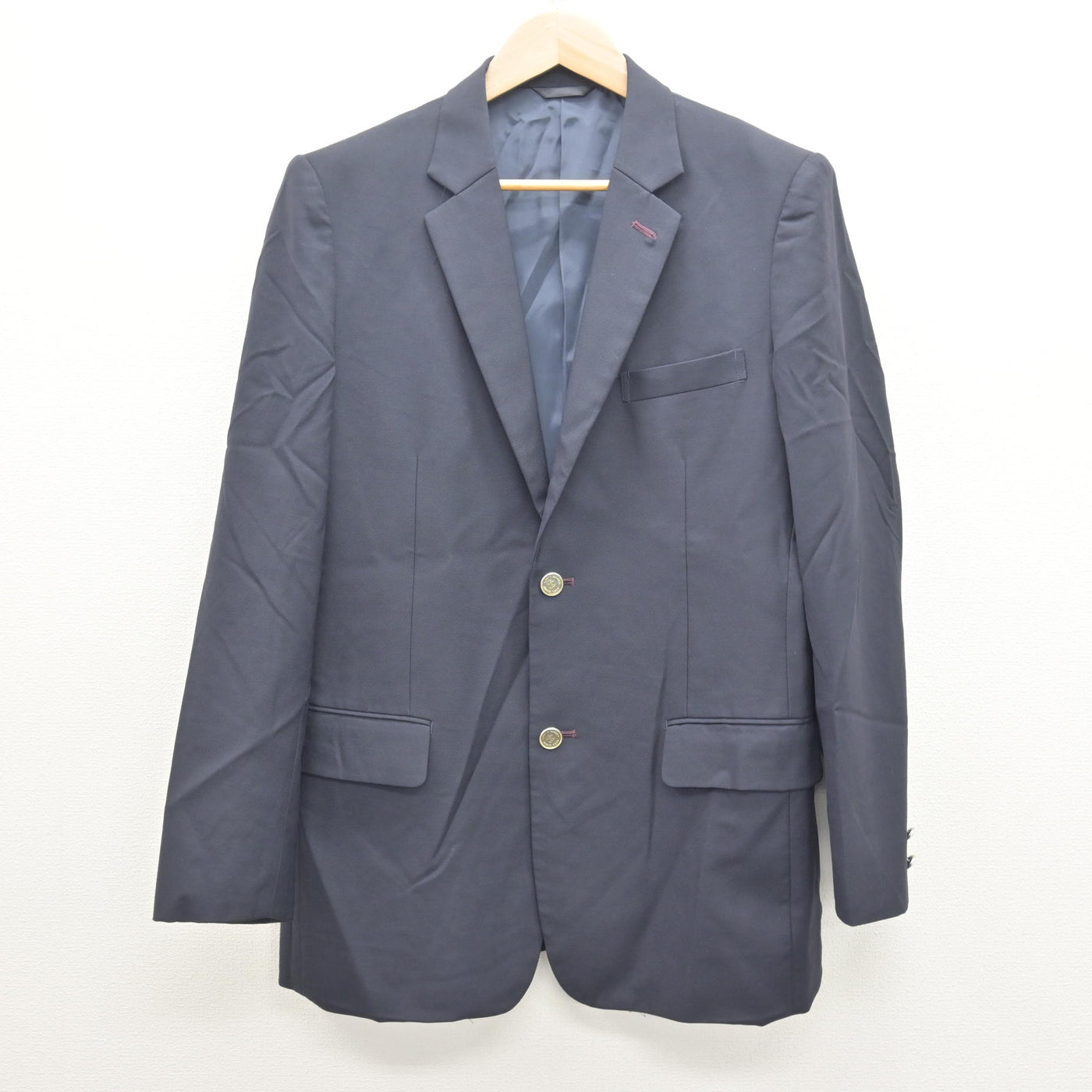 【中古】神奈川県 光明学園相模原高等学校 男子制服 4点 (ブレザー・シャツ・ズボン) sf121173