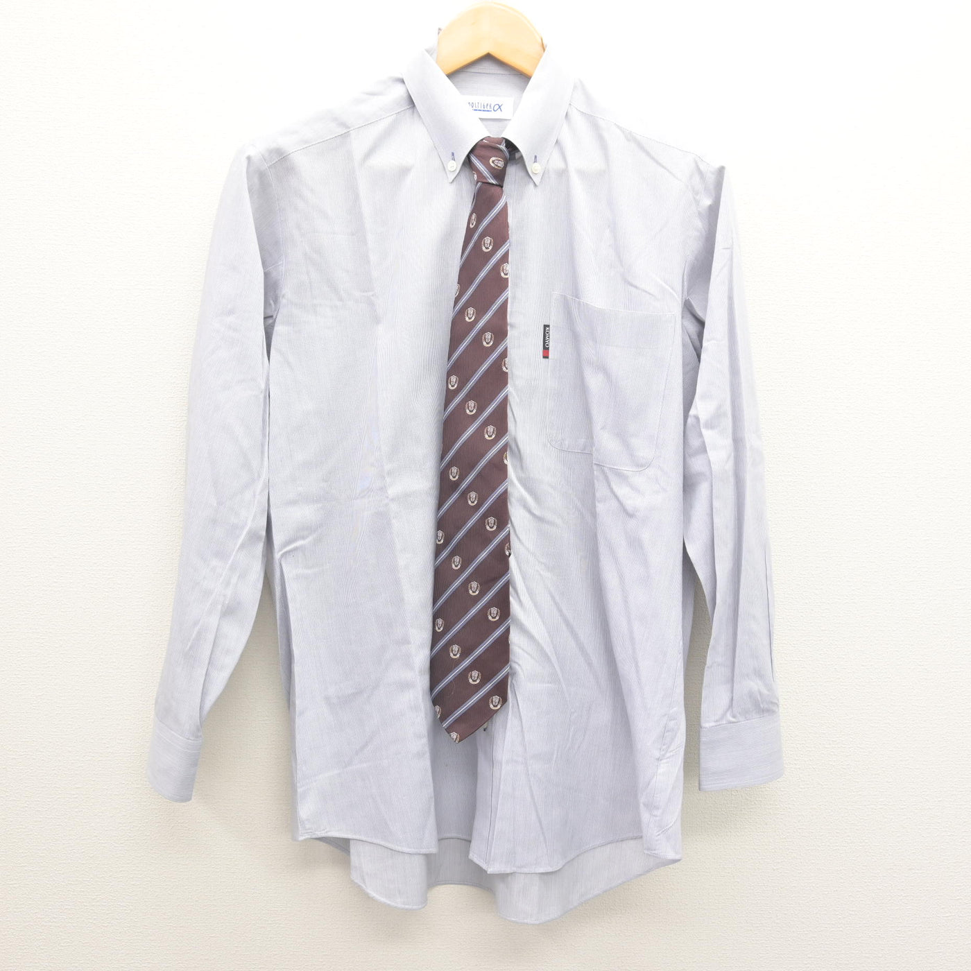【中古】神奈川県 光明学園相模原高等学校 男子制服 4点 (ブレザー・シャツ・ズボン) sf121173