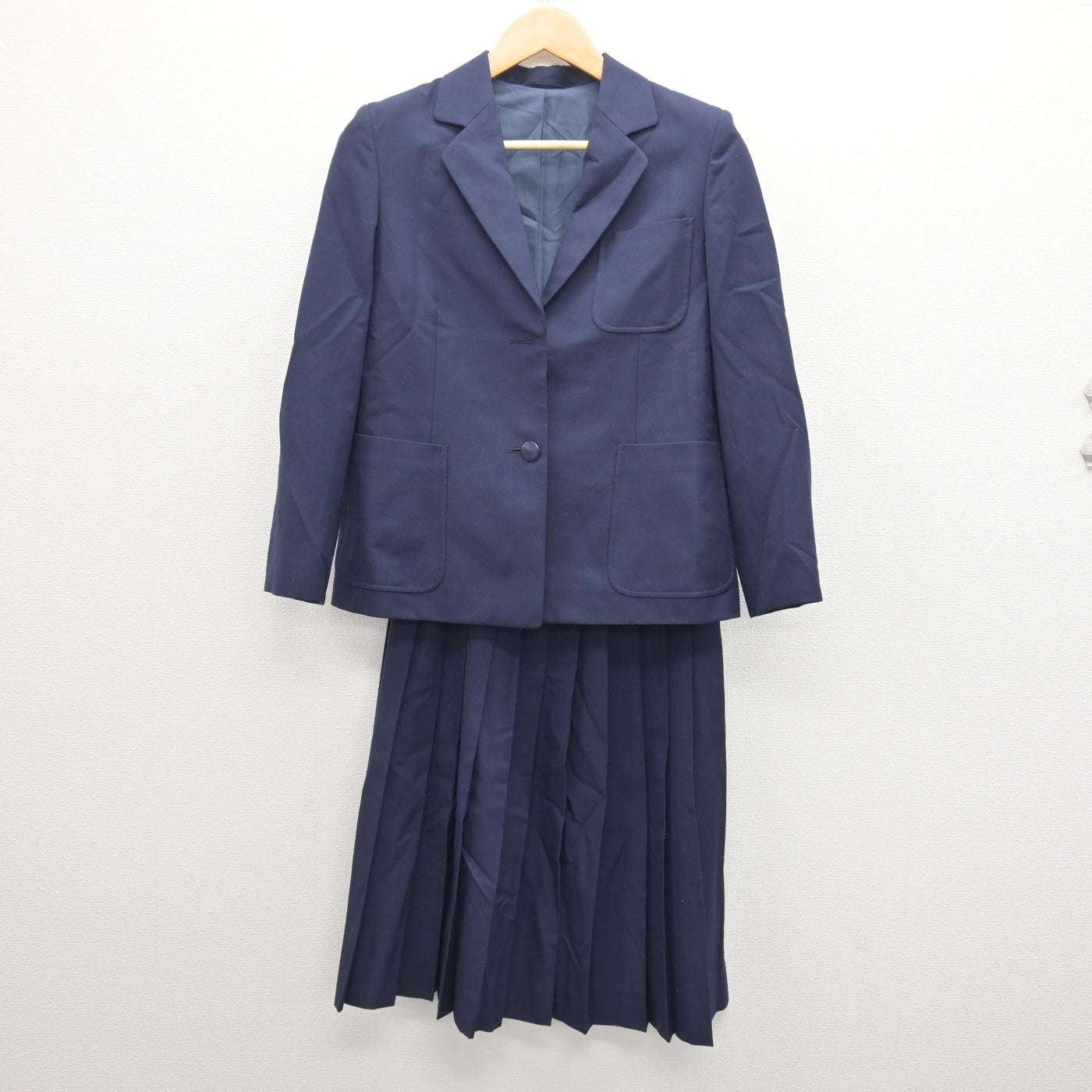 【中古】神奈川県 上溝南中学校 女子制服 2点 (ブレザー・スカート) sf121175