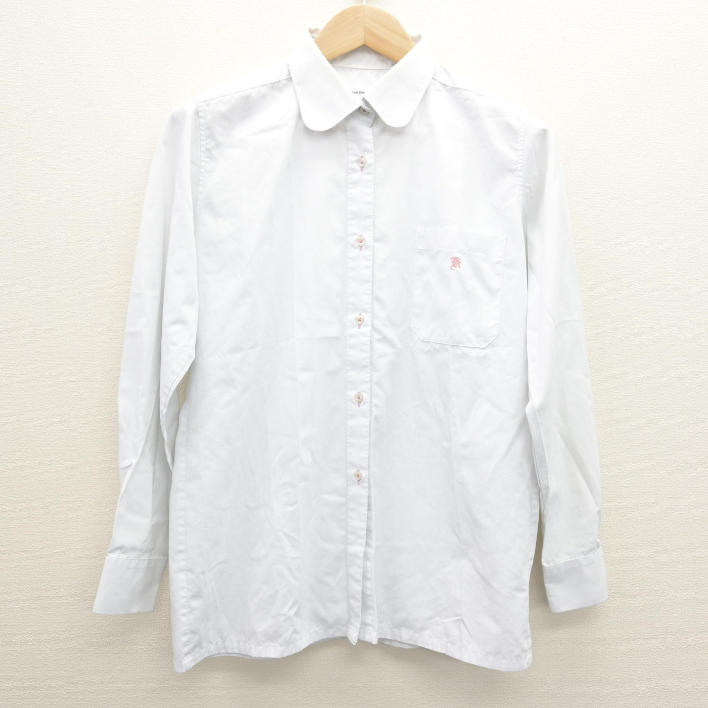 中古】新潟県 開志国際高等学校 女子制服 2点 (ニット・シャツ 