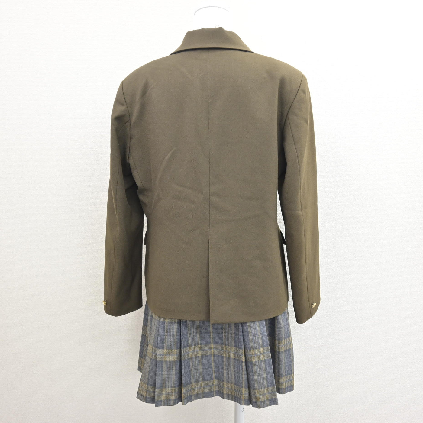 【中古】神奈川県 戸塚高等学校 女子制服 4点 (ブレザー・ベスト・スカート) sf121200
