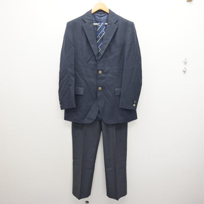 【中古】東京都 鷺宮高等学校 男子制服 4点 (ブレザー・ズボン・ズボン) sf121214