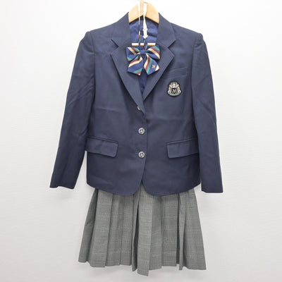 【中古】神奈川県 横浜創英高等学校 女子制服 4点 (ブレザー・ニット・スカート) sf121215
