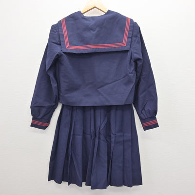 【中古】大阪府 吉川中学校 女子制服 3点 (セーラー服・スカート) sf121225