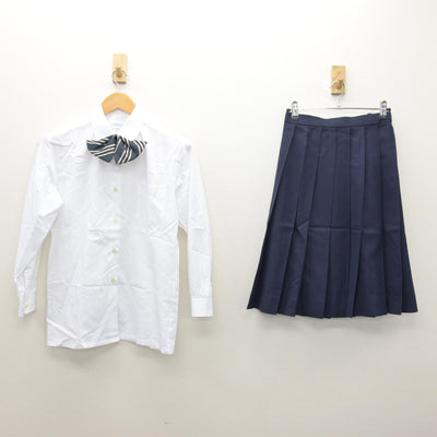 【中古】東京都 日本大学第三高等学校 女子制服 5点 (ブレザー・シャツ・ニット・スカート) sf121256