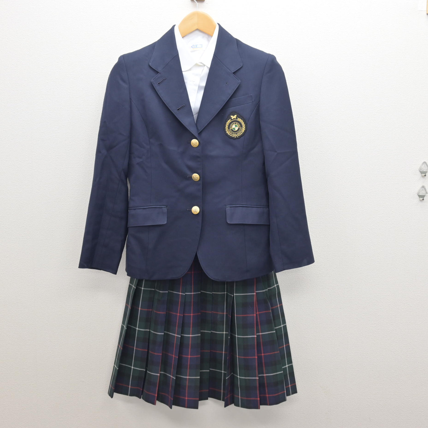 【中古】東京都 日本大学第三中学校 女子制服 3点 (ブレザー・シャツ・スカート) sf121257