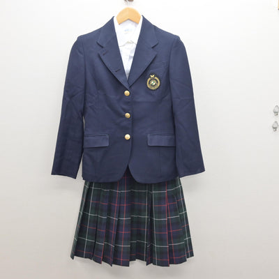 【中古】東京都 日本大学第三中学校 女子制服 3点 (ブレザー・シャツ・スカート) sf121257