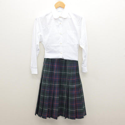 【中古】東京都 日本大学第三中学校 女子制服 3点 (ブレザー・シャツ・スカート) sf121257
