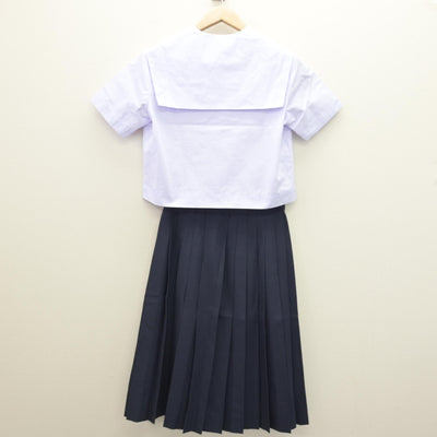 【中古】愛知県 香流中学校 女子制服 3点 (セーラー服・スカート) sf121263