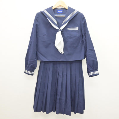 【中古】兵庫県 小野南中学校 女子制服 3点 (セーラー服・スカート) sf121267
