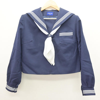 【中古】兵庫県 小野南中学校 女子制服 3点 (セーラー服・スカート) sf121267