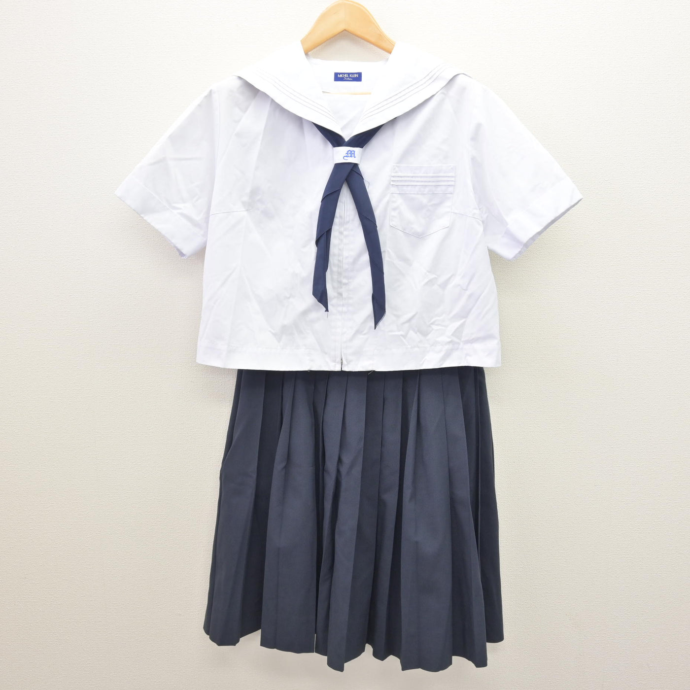 【中古】兵庫県 小野南中学校 女子制服 4点 (セーラー服・セーラー服・スカート) sf121268