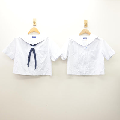 【中古】兵庫県 小野南中学校 女子制服 4点 (セーラー服・セーラー服・スカート) sf121268