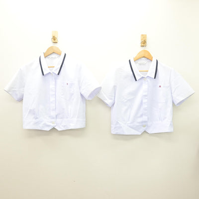 【中古】兵庫県 三木高等学校 女子制服 3点 (シャツ・スカート) sf121270