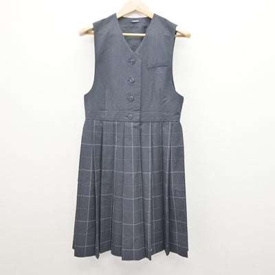 【中古】佐賀県 佐賀女子短期大学付属佐賀女子高等学校 女子制服 3点 (ニット・ジャンパースカート) sf121285